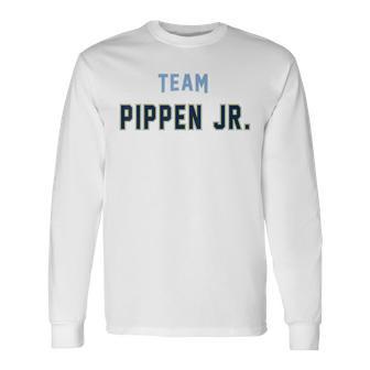 Team Pippen Jr Last Name Proud Family Last Name Familia Blue Langarmshirts - Geschenkecke