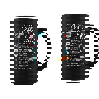 12 Days Of Nursing Christmas Xmas Holiday Nurse Life Graphic Print Coffee Mug - Monsterry