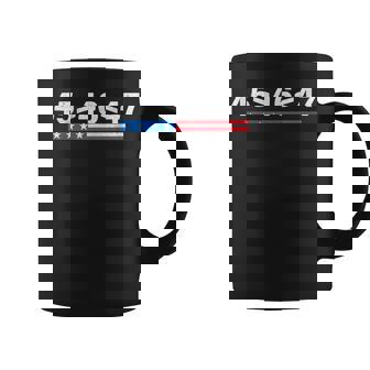 45 Is Greater Than 46 47 Is Greater Than 46 Trump Supporter Coffee Mug - Monsterry