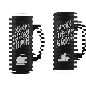 Anal Bead Tug-O-War Champion Saying Coffee Mug | Mazezy