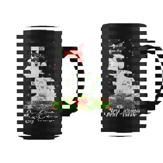 Arctic Hare Lover Matching Santa Hat Arctic Hare Christmas Premium Graphic Print Coffee Mug - Monsterry