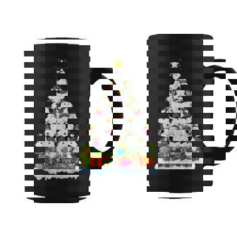 Arctic Hare Xmas Decoration Santa Arctic Hare Christmas Tree Graphic Print Coffee Mug - Monsterry