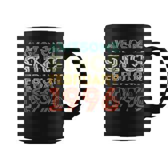 Awesome Since February 1996 Vintage Birthday Classic 1996 Coffee Mug | Mazezy