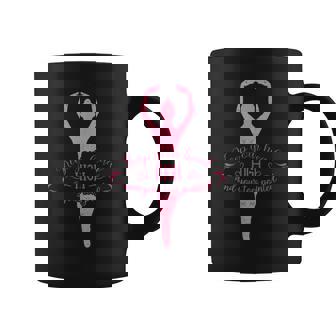 Ballet Dancing Ballerina Pointe Shoes Tutu Dress Dancer Graphic Print Coffee Mug - Monsterry