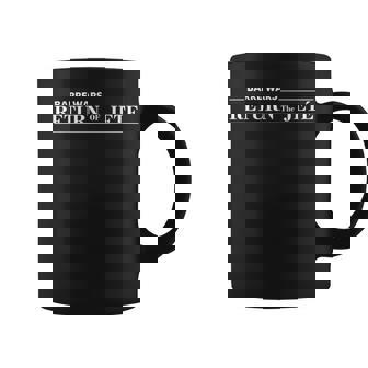 Barre Return Of The Jete Ballet Ballerina Joke Quote Dance Graphic Print Coffee Mug - Monsterry
