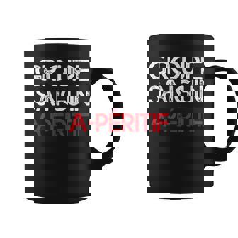Cadeau Amateurs Apéritif Cadeau Drôle Humeur Groupe Sanguin Tasse - Cadeauxyz