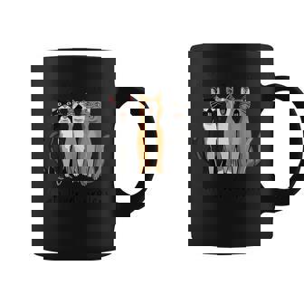 Carolling Cats Carolers Meow Meow Meow Graphic Print Coffee Mug - Monsterry
