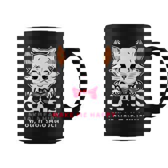 Cats Make Me Happy You Not So Much Tee Kitten Graphic Print Coffee Mug - Monsterry
