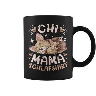 Chi Mama Schlaf Mutter Chihuahua Mit Welpe Muttertag Tassen - Geschenkecke