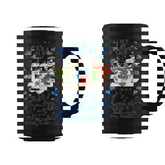 Chilling' With My Cafeteria Snowmies Snowman Lunch Lady Xmas Coffee Mug - Seseable
