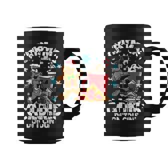 Christmas Calories Don't Count Diet Workout Gym Exercise Graphic Print Coffee Mug - Monsterry