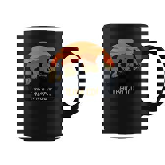 Continental Divide Trail TEAM CDT Male Hikers Mountain Tank Top Graphic Print Coffee Mug - Monsterry