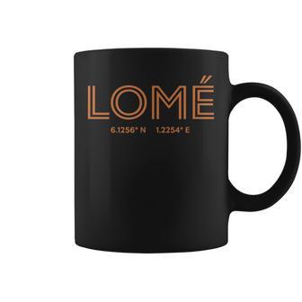 Coordonnées Togo City Lomé Tasse - Cadeauxyz