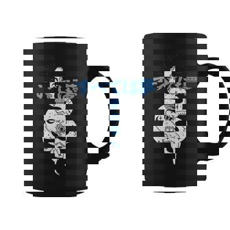 Cosmic Dream Snake Mystical Japanese Streetwear Art Graphic Print Coffee Mug - Monsterry