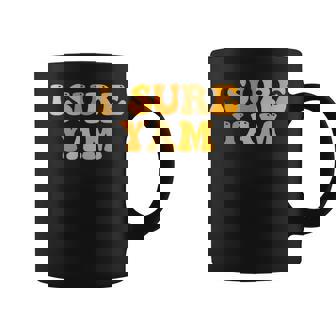 Couples Matching Thanksgiving Pajamas Halloween I Sure Yam Graphic Print Coffee Mug - Monsterry