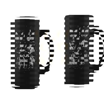 Creepy Cute Bunny Rabbits Horror Goth Grunge Alt Aesthetic Coffee Mug - Thegiftio