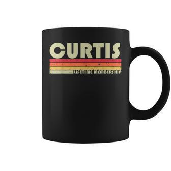 Curtis Nachname Lustiges Retrointage 80Er 90Er Geburtstag Wiedersehen Tassen - Geschenkecke