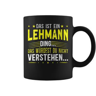 Damen Das Ist Ein Lehmann Ding Spruch Für Familie Lehmann Mit-Ausschnitt Tassen - Geschenkecke