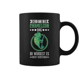 Damen Das Ist So Ein Chameleon Ding Chamäleon Mit-Ausschnitt Tassen - Geschenkecke