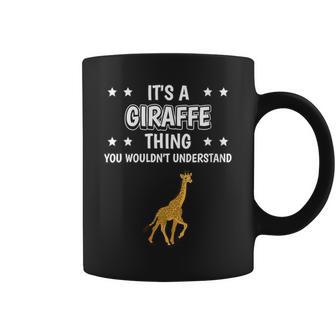 Damen Ist So Ein Giraffe Ding Lustiger Spruch Giraffen Mit-Ausschnitt Tassen - Geschenkecke