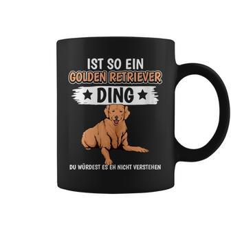 Damen Ist So Ein Golden Retriever Ding Golden Retriever Mit-Ausschnitt Tassen - Geschenkecke