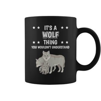 Damen Ist So Ein Wolf Ding Lustiger Spruch Wölfe Mit-Ausschnitt Tassen - Geschenkecke