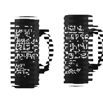 Dear Dog Dad Rocky Fathers Day Christmas Men Graphic Print Coffee Mug - Monsterry
