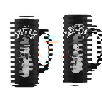 Doctor Snowman Family Group Matching Xmas Christmas Graphic Print Coffee Mug - Monsterry