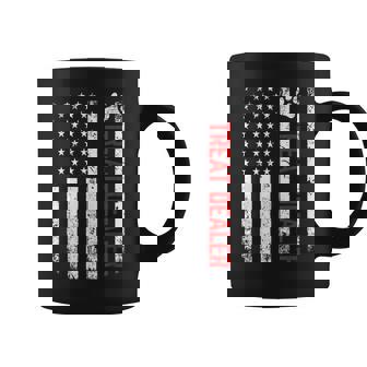 Dog Treat Dealer Dog Owner Dog Treats American Flag Coffee Mug - Thegiftio
