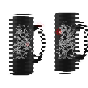 Dragon Christmas Ornaments Snow Xmas Hat Santa Claus Graphic Print Coffee Mug - Monsterry