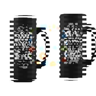Easily Distracted By Rocks Rock Hound Rock Lovers Geologists Coffee Mug - Monsterry