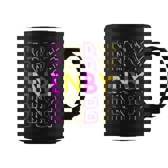 ENBY Nonbinary Genderqueer Androgyny Gay Non Binary Queer Graphic Print Coffee Mug - Monsterry