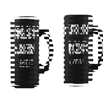 English Major College Grad School Humor Literature Premium Graphic Print Coffee Mug - Monsterry