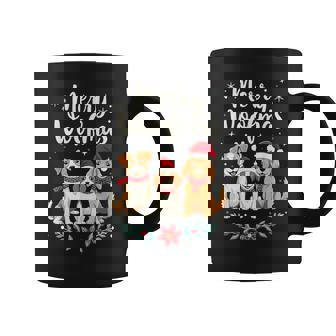 Festive Woofmas Dogs Merry Christmas Holiday Coffee Mug | Mazezy