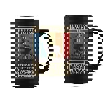 Im Into Fitness Fit Ness Deer Freezer Hunting Coffee Mug - Monsterry