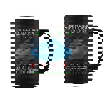 That Feeling When Knee Surgery Is Tomorrow Ugly Xmas Coffee Mug | Mazezy