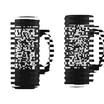 Qr President Trump 4547 Trump Dancing Code Pocket Coffee Mug | Seseable UK