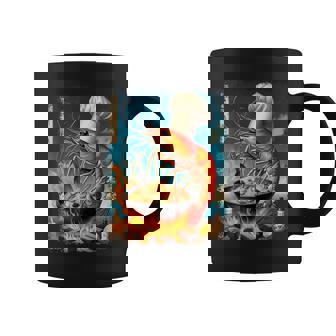 Shrimp Fried This Rice Meme Painting Distressed Style Coffee Mug - Monsterry