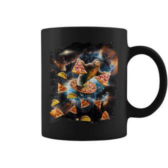 Galaxy Sloth Eat Pizza Taco In Space Tassen - Geschenkecke