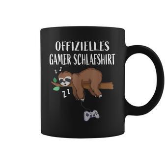 Gamer Pyjamas Sloth Gamingideo Player Tassen - Geschenkecke