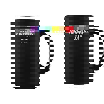Gender State Fluid Rainbow Gender Neutral Pride Androgyny Graphic Print Coffee Mug - Monsterry