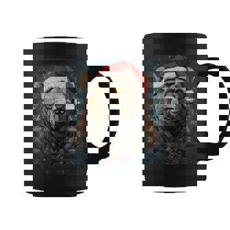Grizzly Bear Christmas Coffee Mug - Monsterry