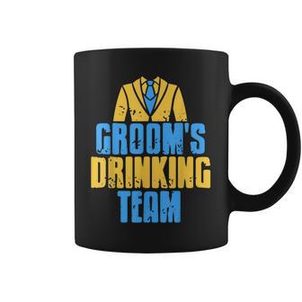 Groom's Drinking Team Retro Stag Night Tassen - Geschenkecke