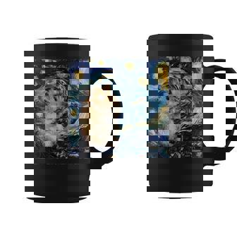 Hamster Van Gogh Style Starry Night Coffee Mug | Seseable CA