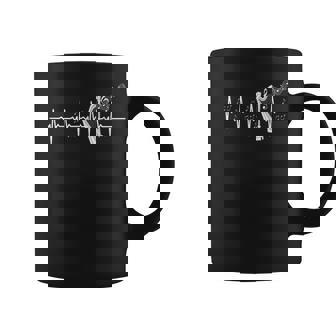 Harp Notes Instrument De Musique Harpe Rythme Cardiaque Ekg Tasse - Cadeauxyz