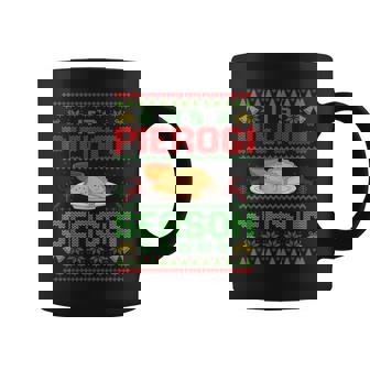 It's Pierogi Season Polish Food Ugly Christmas Pierogi Graphic Print Coffee Mug - Monsterry