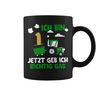 Jetzt Geb Ich Richtig Gas 1St Birthday Boy Tractor S Tassen - Geschenkecke