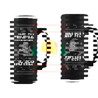 Jingle Bells Taco Shells Mexican Food Ugly Christmas Tacos Graphic Print Coffee Mug - Monsterry
