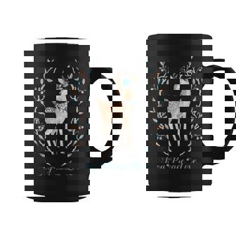 Joy Peace Love Reindeer Graphic Print Coffee Mug - Monsterry