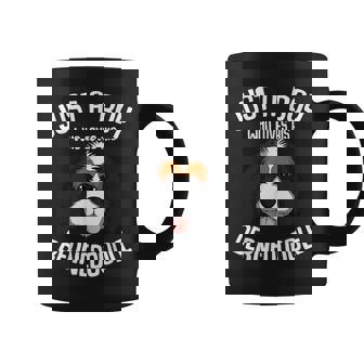 Just a Boy Who Loves His Bernedoodle Dog Boy Kids Graphic Print Coffee Mug - Monsterry